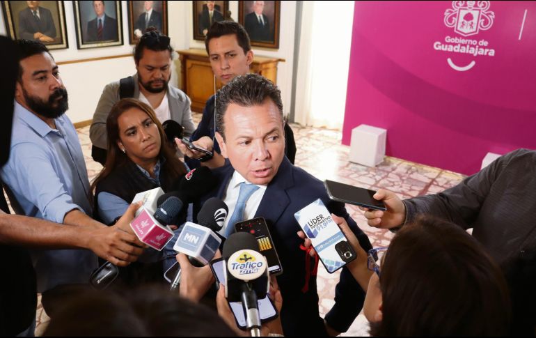 El alcalde de Guadalajara dice que busca un acuerdo con otros actores políticos previo a la emisión de la convocatoria de MC. ESPECIAL