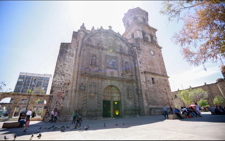 El templo del San Francisco está ubicado en el Centro Histórico de Guadalajara. EL INFORMADOR / ARCHIVO