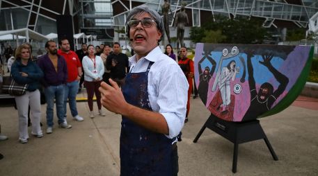 se llevó a cabo el recorrido dramatizado de la exposición 