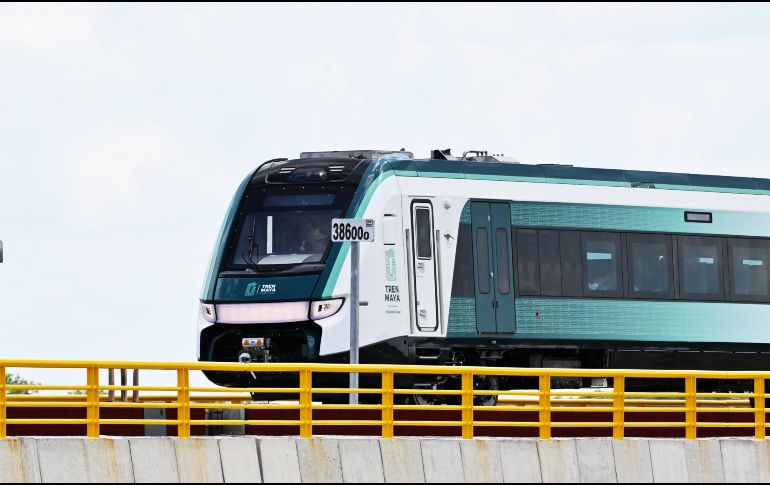 El 15 de diciembre va a inaugurar el primer tramo del Tren Maya de Campeche a Cancún. TWITTER/ @TrenMayaMX