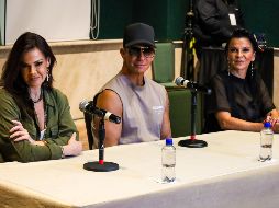 Alix Bauer, Erik Rubín y Mariana Garza, están de visita en Guadalajara para promover la puesta en escena Vaselina Timbiriche. EL INFORMADOR / A. Navarro