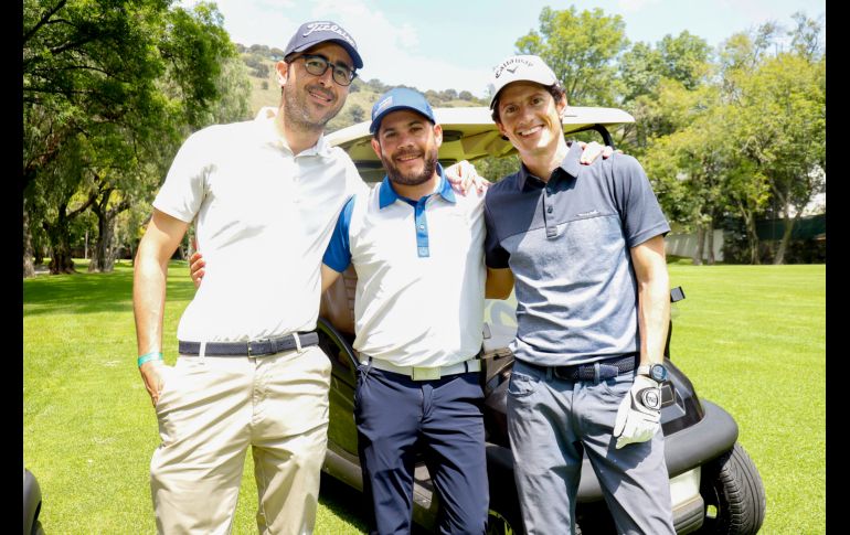 Alejandro Zepeda, Andrés Orendain y Theo Alejandre. GENTE BIEN JALISCO/ Claudio Jimeno