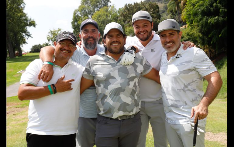 Mauricio Villanueva, Johan Friesen, Ernesto Ochoa, Oscar Celis y Roberto Maldonado. GENTE BIEN JALISCO/ Claudio Jimeno