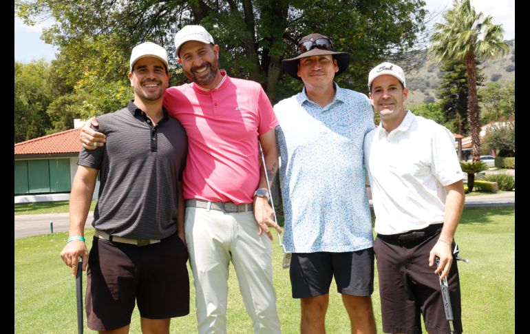 Carlo Anaya, Flavio Torres, Francisco Camacho y Jaime Moreno . GENTE BIEN JALISCO/ Claudio Jimeno