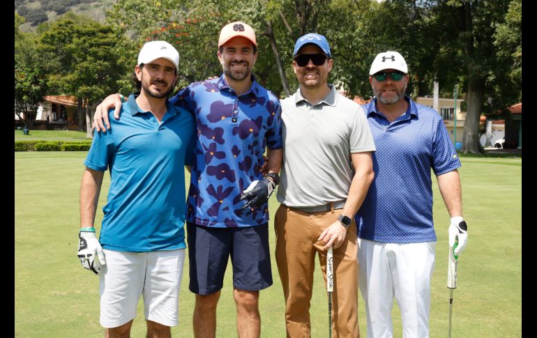 Christopher Montes, Marco Amaya, Henry Wulfert y Joselo Solbes. GENTE BIEN JALISCO/ Claudio Jimeno