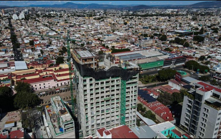 La Asociación de Desarrolladores Inmobiliarios informa que se edifican 200 proyectos en Guadalajara, principalmente torres de departamentos ubicadas en diferentes puntos de la zona metropolitana. EL INFORMADOR / ARCHIVO