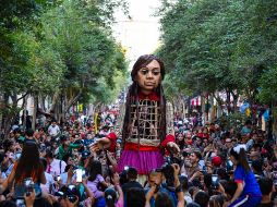 Así se vivió la llegada de Amal en el Parque Alcalde y Centro Histórico de GDL. ELINFORMADOR/  A. Navarro