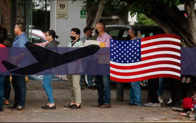 Evita la espera más larga para obtener tu visa americana con esta recomendación. EL INFORMADOR / ARCHIVO