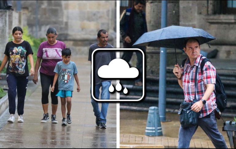 Esta tarde la lluvia sorprendió a los y las tapatías en varias zonas de la ciudad. EL INFORMADOR / ARCHIVO