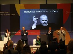 La edición 37 de la Feria Internacional del Libro (FIL) de la Universidad de Guadalajara (UdeG) presentó un homenaje póstumo a su fundador Raúl Padilla. EL INFORMADOR/ A. Navarro.