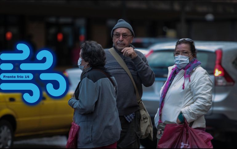 El frente frío 14 está a punto de llegar al país. EL INFORMADOR / ARCHIVO