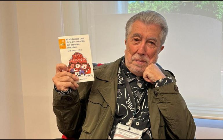 En el marco del desarrollo de la FIL 2023 arribó el autor español Jordi Sierra. ESPECIAL