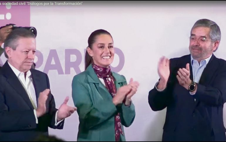 Al equipo de Sheinbaum se sumó Juan Ramón de la Fuente, ex rector de la UNAM. ESPECIAL