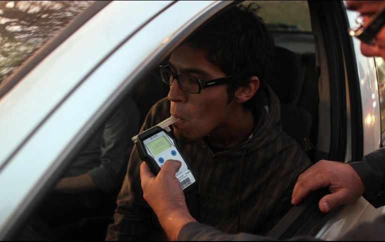 el Alcoholímetro decembrino estará activo todos los días de la semana durante 24 horas en las 16 alcaldías de la CDMX. EL INFORMADOR/ ARCHIVO.
