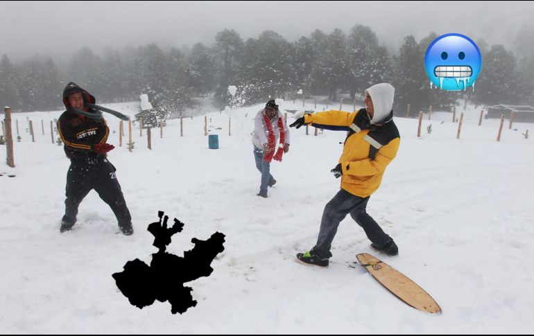 Imagen del Nevado de Colima tras una nevada. EL INFORMADOR/ ARCHIVO
