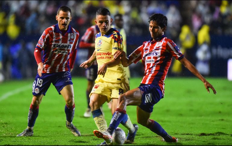 Atlético de San Luis tendrá un enfrentamiento muy complicado en su visita al Estadio Azteca, pues en la ida América los goleó. IMAGO7