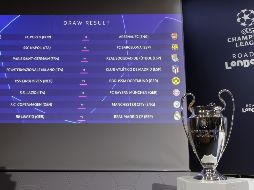 Este lunes 18 de diciembre se llevó a cabo en Nyon, suiza, el sorteo de octavos de final de la Champions League 2023-2024. EFE / S. Di Nolfi