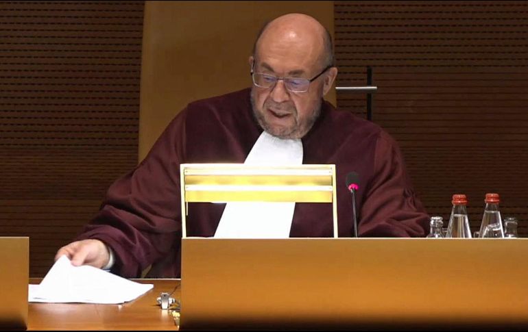 Imagen del Tribunal de Justicia de la Unión Europea hoy jueves. EFE / Captura de video
