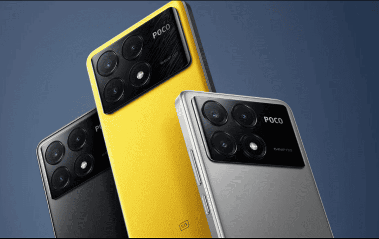 Puedes encontrar este celular en los colores negro, amarillo y gris. ESPECIAL/XIAOMI