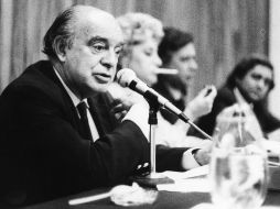 El poeta y filósofo participó en el coloquio “El humanismo en México en vísperas del siglo XXI”, el 24 de abril de 1986. EL INFORMADOR