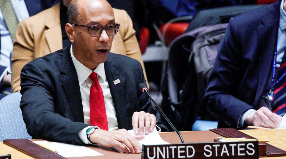 Reunión del Consejo de Seguridad de las Naciones Unidas convocada por Rusia en respuesta a los ataques aéreos de Estados Unidos. EFE