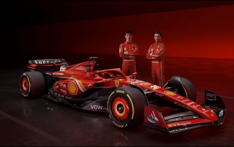 De acuerdo con lo expresado por Carlos Sainz y Charles Leclerc, el SF-24 es un coche más manejable y que puede presentar un ritmo de carrera más constante. EFE/Ferrari