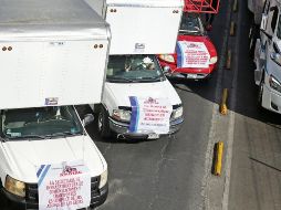 En todo el país, los asociados de Amotac cerraron las carreteras para señalar el alza en la violencia contra los transportistas. XINHUA