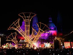 El Festival GDLuz se realiza en el Centro Histórico de Guadalajara. EL INFORMADOR • C.A. ZEPEDA.