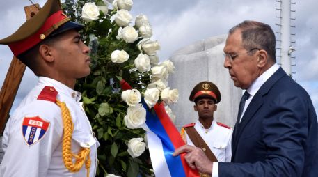 El ministro de Exteriores ruso Serguéi Lavrov en La Habana, Cuba. EFE/ O.García