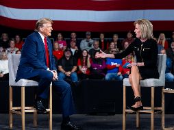 Dondald Trump concedió una entrevista a la cadena televisiva FOX en Greenville, Carolina del Sur. EFE