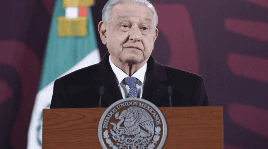 En la mañanera de hoy en Palacio Nacional, López Obrador dijo que esos señalamientos son falsos y una calumnia del diario estadounidense. SUN / F. Rojas