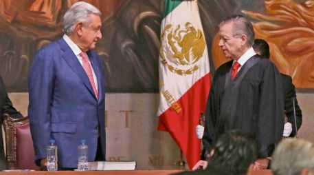 Arturo Zaldívar aseguró que como Presidente de la Corte no atendía las instrucciones de López Obrador. EL UNIVERSAL
