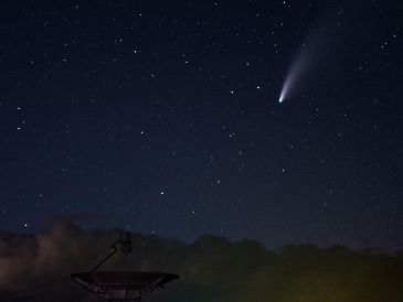 “El cometa diablo”,llegará en abril. XINHUA/L. Zhen.