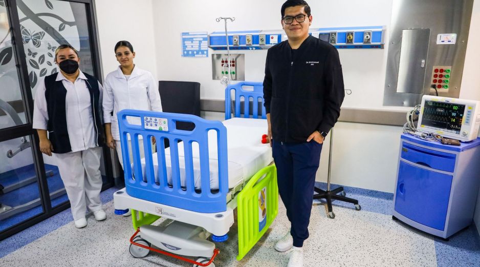 El Hospital Civil “Fray Antonio Alcalde” puso en marcha las nuevas instalaciones para atender de una mejor manera a los menores que sufren por quemaduras. EL INFORMADOR/A. Navarro
