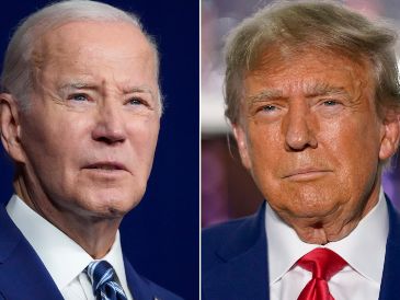 Joe Biden y Donald Trump dieron un paso más hacia lo que parece una inminente revancha entre ambos. AP/ ARCHIVO.