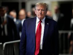 Donald Trump fue eliminado de las papeletas electorales del Partido Republicano por su papel en el asalto al Capitolio. AP/ M. Altaffer.