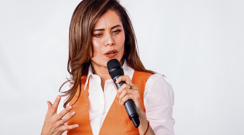 Culminó su registro como candidata por Movimiento Ciudadano en busca de la presidencia municipal de Guadalajara. EL INFORMADOR/ H. Figueroa