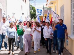 La candidata  criticó que el Gobierno del Estado no les da lo que se merecen a estos municipios. CORTESÍA.