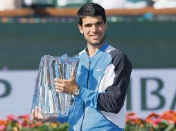 Carlos Alcaraz es el primer tenista en ganar Indian Wells en años consecutivos desde 2016. EFE