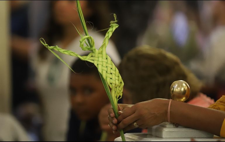 La celebración del Domingo de Ramos se divide en dos momentos principales. EL INFORMADOR/ ARCHIVO.