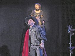 Montaje de la obra de teatro “Cyrano”. CORTESÍA
