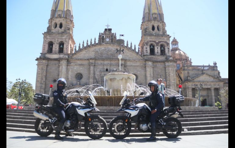 El operativo de seguridad ya está listo para salvaguardar la integridad de los tapatíos y visitantes en Semana Santa. Policía de Guadalajara / CORTESÍA