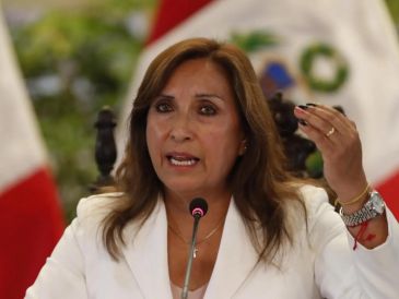 Dina Boluarte, presidenta de la República del Perú. EFE/ Archivo