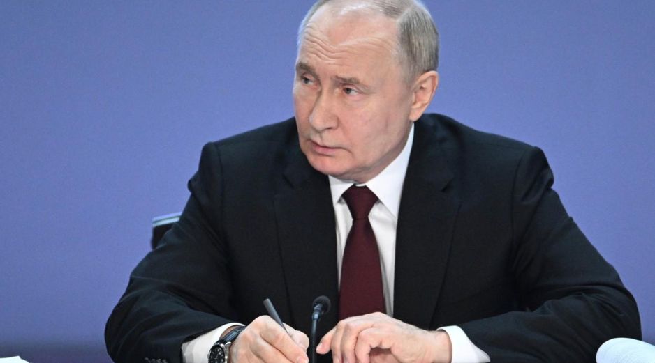 El presiente ruso, Vladimir Putin hace la promesa de capturar a responsables del ataque de Moscú el pasado 22 de abril. AP/P. Bednyakov, Sputnik, K. Pool