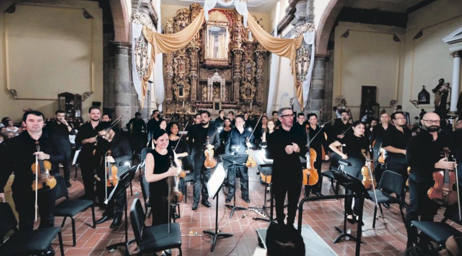 La OFJ realiza, por tercer año consecutivo, estas presentaciones. La foto muestra un concierto en Amacueca. CORTESÍA