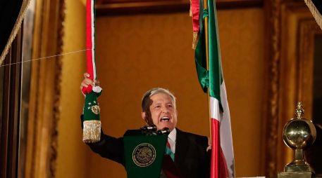 Andrés Manuel López Obrador dice que su último Grito de Independencia como mandatario será una celebración especial en el Zócalo de la Ciudad de México. SUN / ARCHIVO