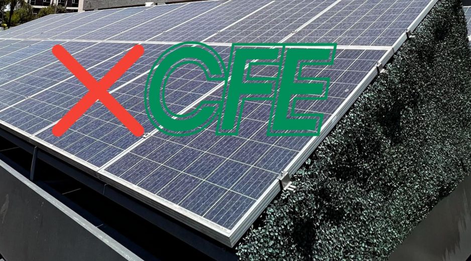 La CFE aclara que no cuenta con un programa para regalar paneles solares. EL INFORMADOR / ARCHIVO