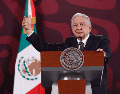 Andrés Manuel López Obrador durante su conferencia de prensa del 25 de abril. EFE/Sánshenka Gutiérrez