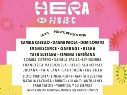 Este es el cartel oficial del festival Hera HSBC; hay varios artistas destacados. ESPECIAL / X: @ailoviutl