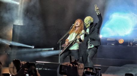 La banda continuará su paso por México el 27 de abril en Monterrey. FACEBOOK / Megadeth